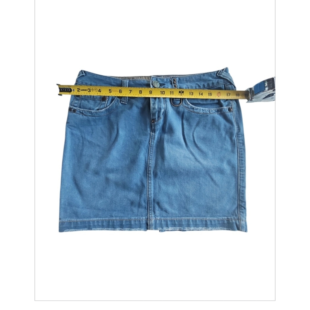 Free People Blue Mini Skirt